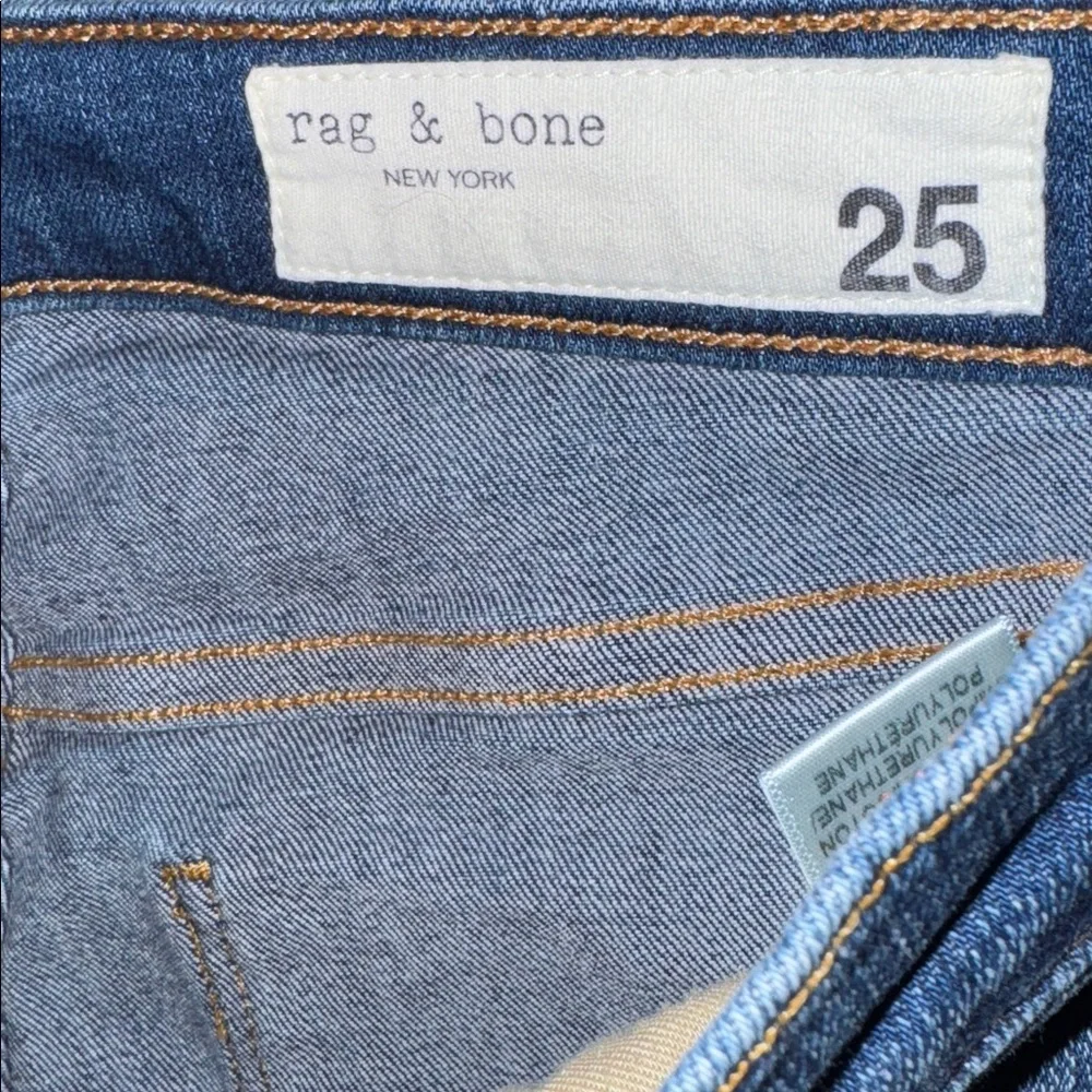 Rag & Bone Dark Blue Skinny Ankle Jeans Size 25